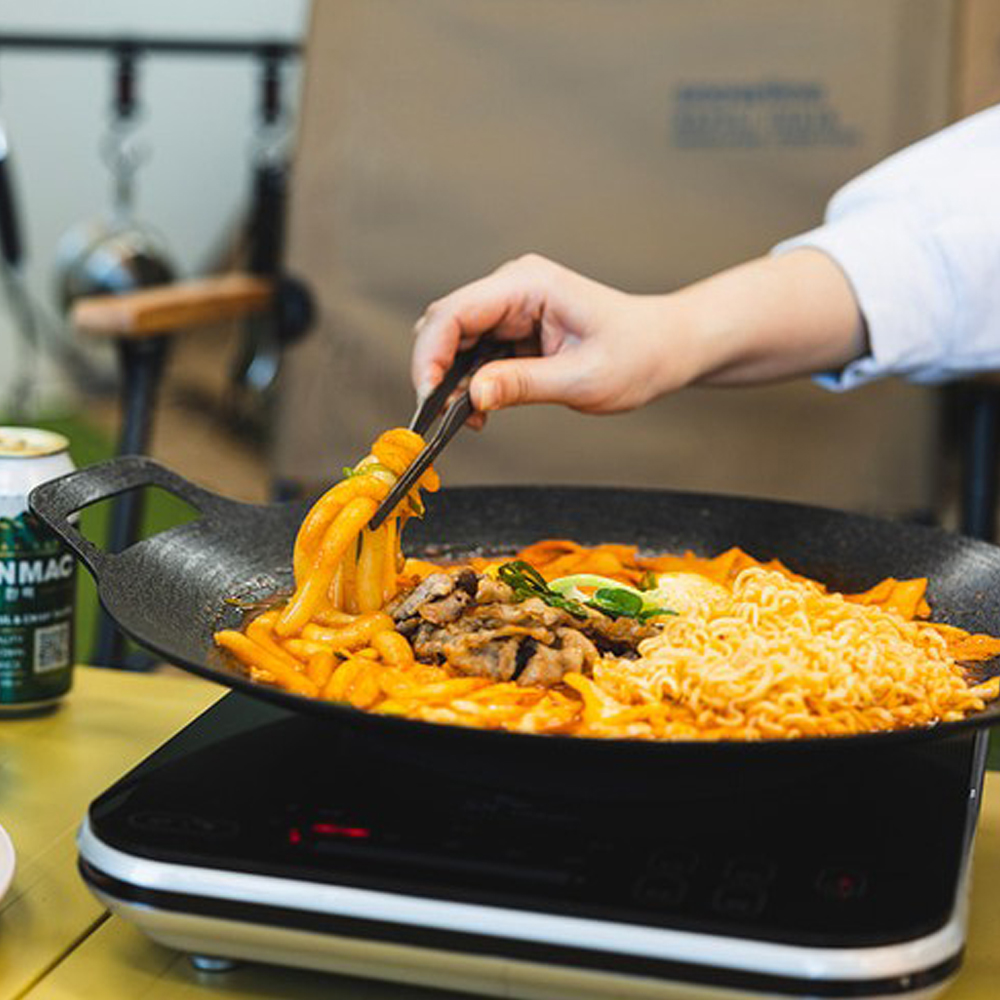 스노우라인 국산 인덕션그리들 30cm 인덕션 가스버너 겸용