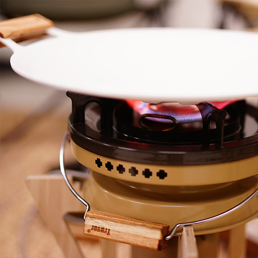 트루버 우유니 캠핑 그리들 팬 세라믹 이중코팅 컬러 불판 캠핑용