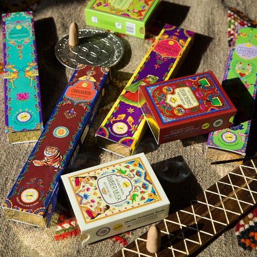 스리바니 하이퍼퓸 나그참파 외 인센스스틱 백플로우 콘 아로마디퓨저 인도향 감성캠핑