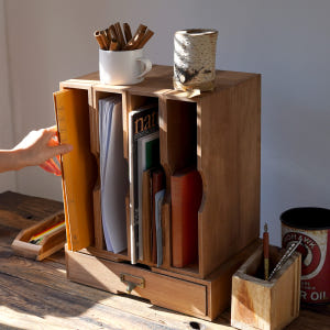 무디스워크 해리 원목 책상 1단 서랍함 미니서랍 데스크테리어 오거나이저 ... 실사용 후기 | 효과 있을까? - 상품 이미지 4