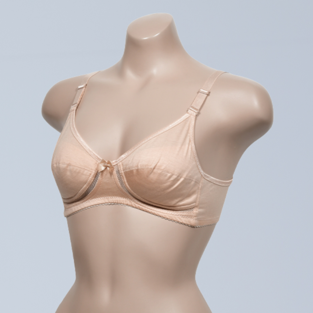 뽕없는브라 국내생산 빅사이즈 노패드 홑겹 패드없는브라 80A컵 85A 90A 95A - 상품 이미지