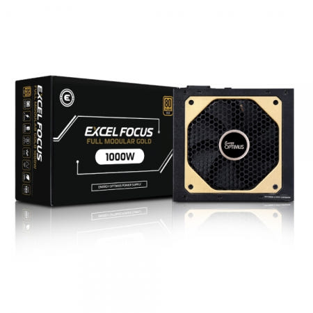 에너지옵티머스 에너지옵티머스 EXCEL FOCUS 1000W 80PLUS골드 풀모듈러 (정격 컴퓨터 파워서플라이)