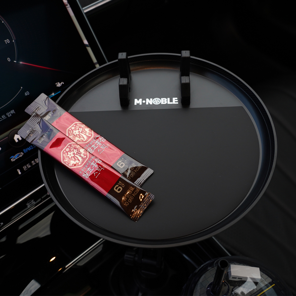 엠노블 차량용 테이블 자동차 버거 논슬립 트레이 식탁 수납 제네시스 쏘렌토 카니발 호환