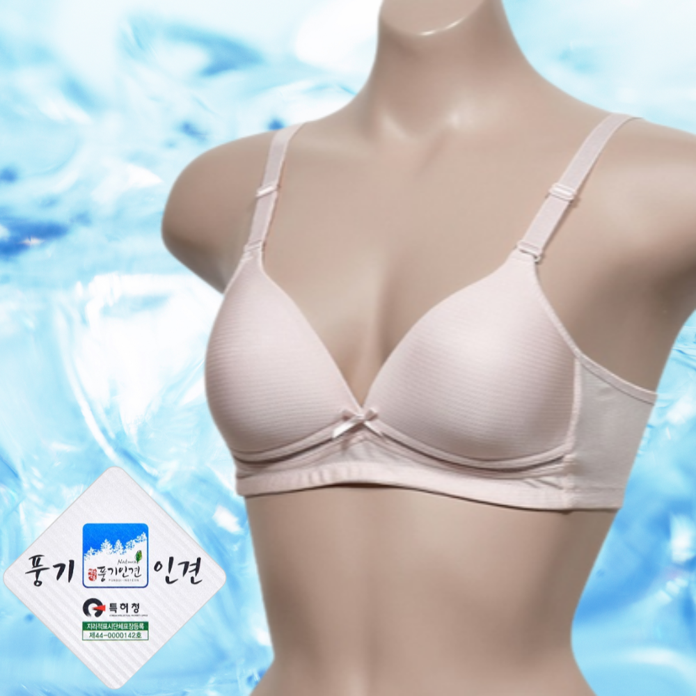 풍기인견브라 국산 시원한 여름 통풍 처짐 쳐진 퍼진 벌어진가슴 모아주는 빅사이즈 B컵브라 이미지 1