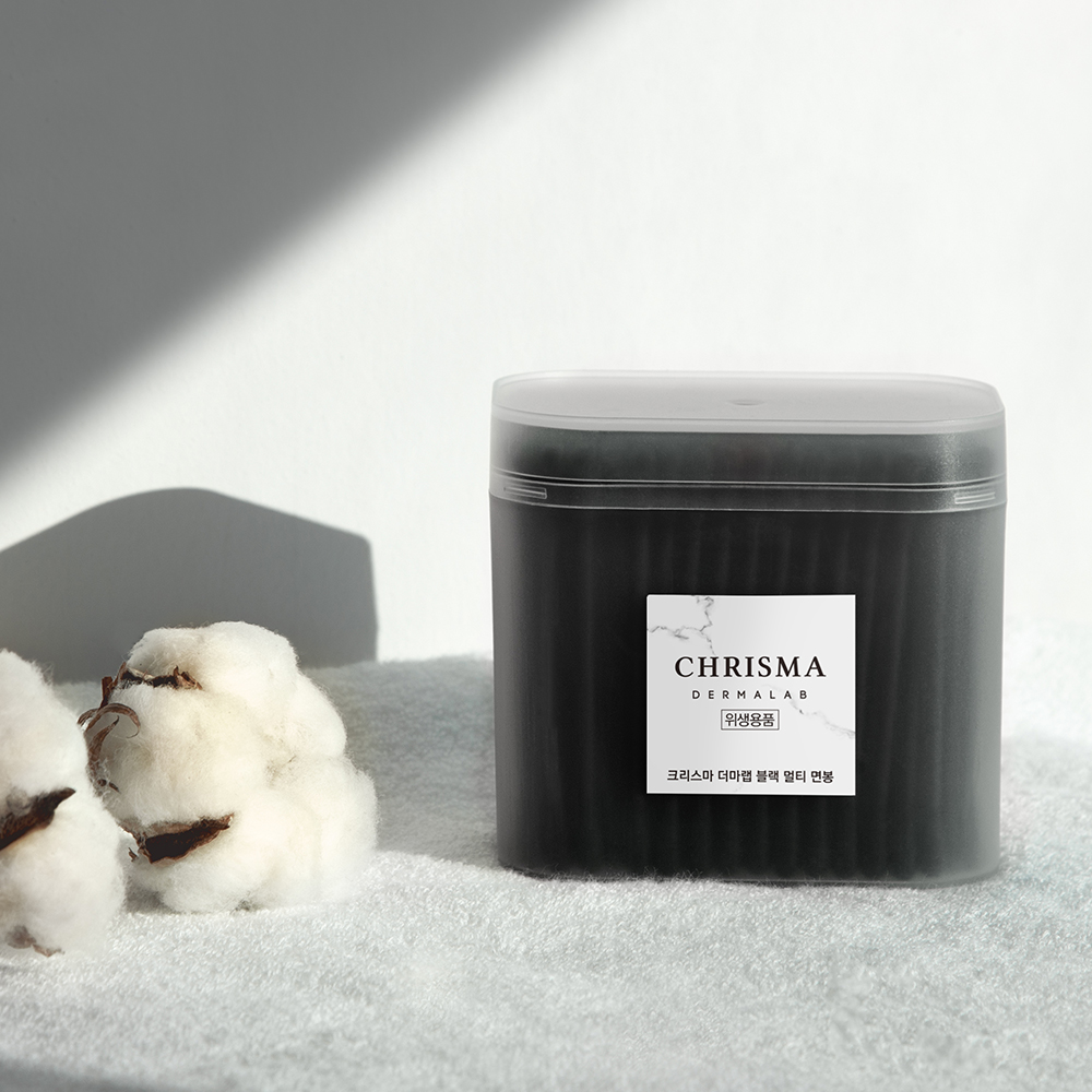 크리스마 더마랩 화장 메이크업 면봉 800개 (200개입 4개) 고급 뾰족한 듀얼 순면 종이 면봉 - 상세 이미지 4