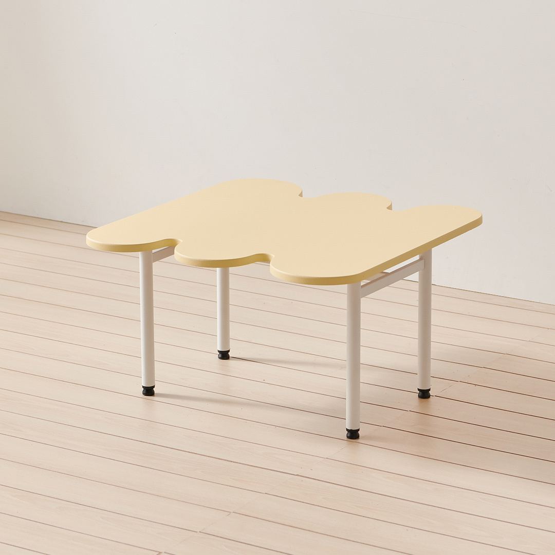 윈썸 글로리 웨이브 침실 거실 식탁 쇼파 옆 낮은 미니 좌식 테이블 600