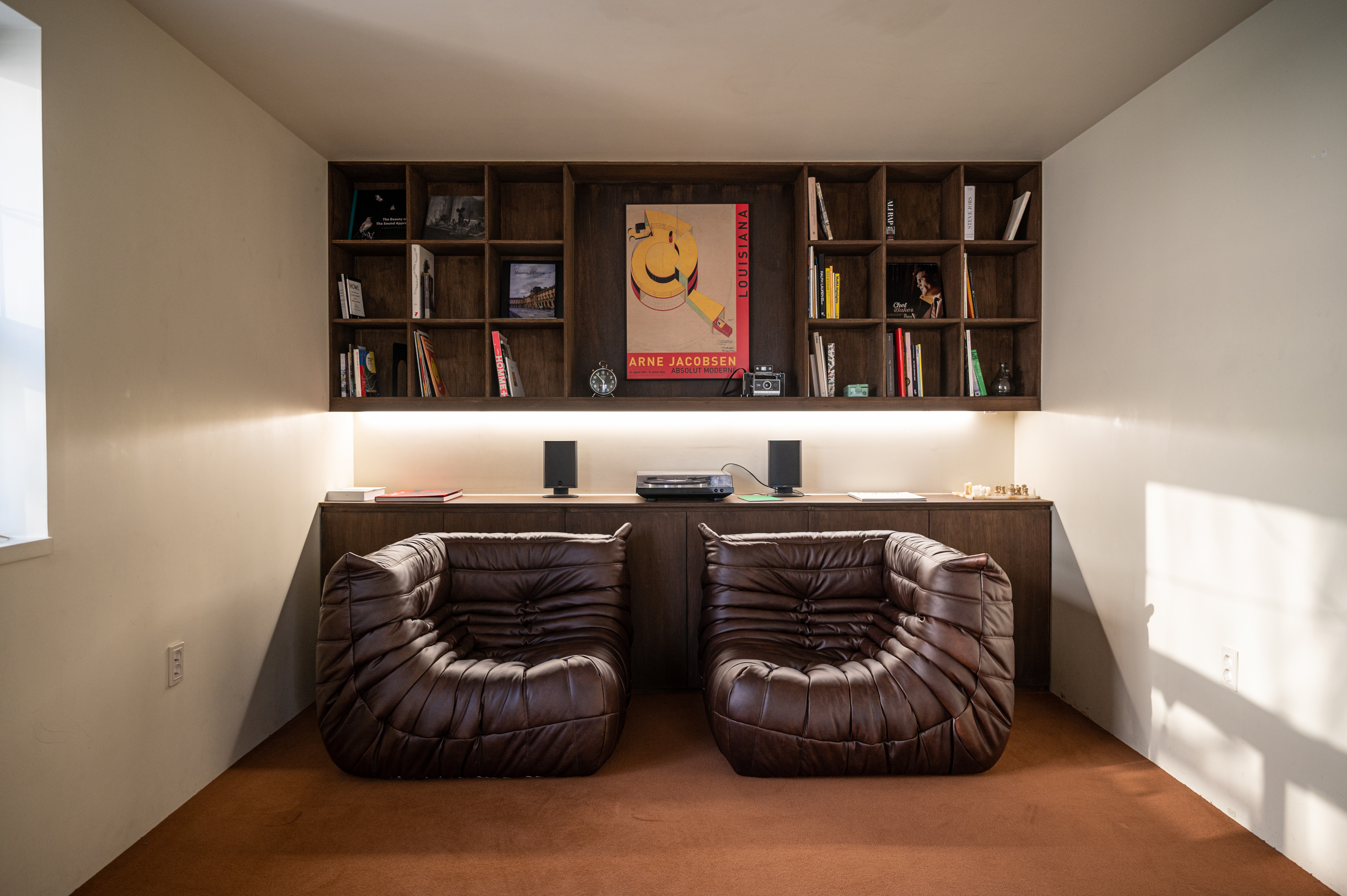 PH17 코너+코너 가죽모듈쇼파 내추럴 통가죽 천연면피 전체가죽 4인 번데기 빈백소파