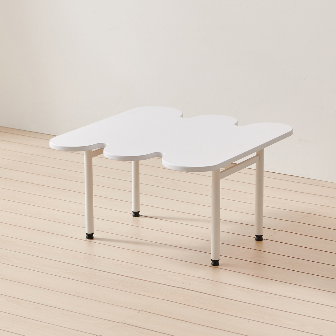 윈썸 글로리 웨이브 침실 거실 식탁 쇼파 옆 낮은 미니 좌식 테이블 600