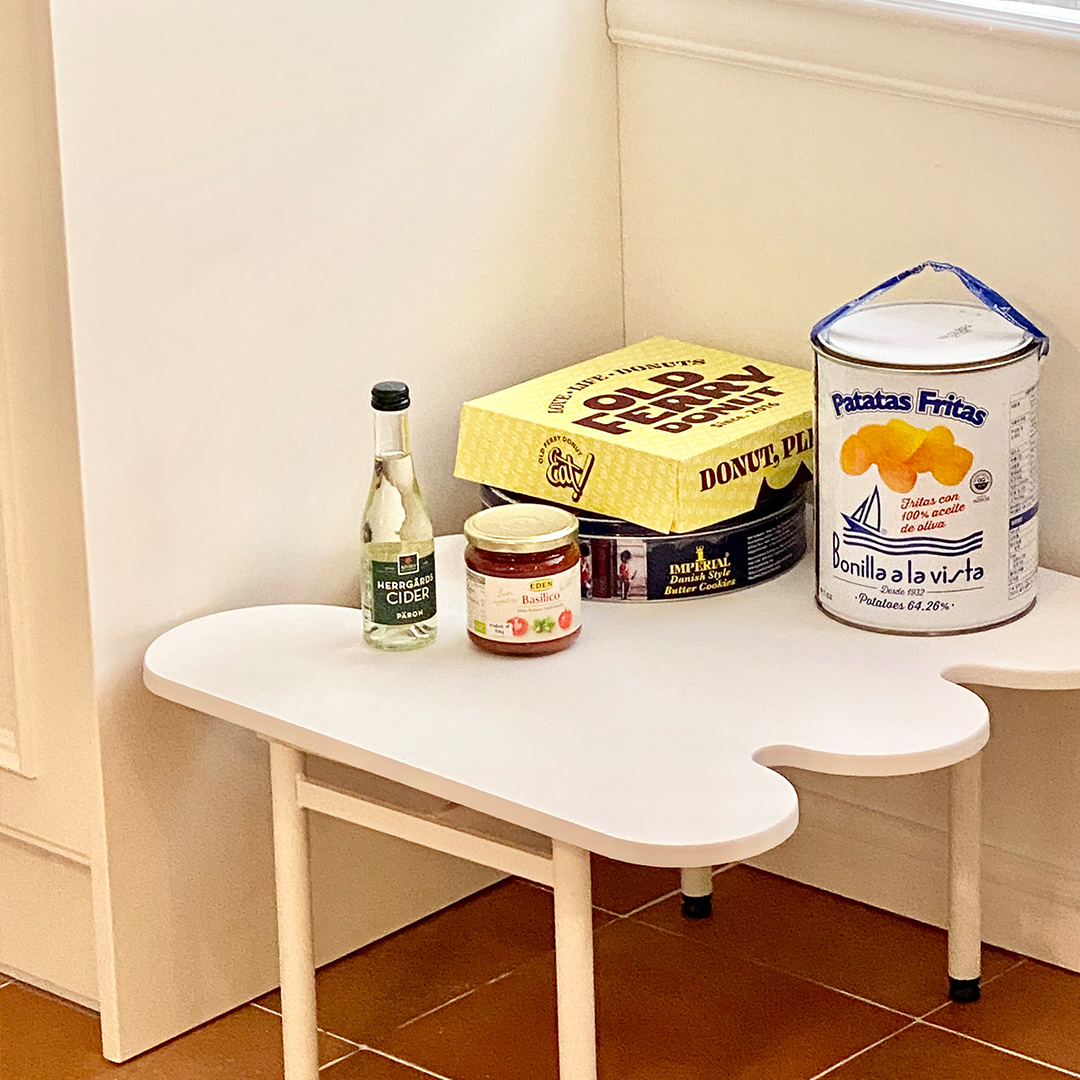 윈썸 글로리 웨이브 침실 거실 식탁 쇼파 옆 낮은 미니 좌식 테이블 600