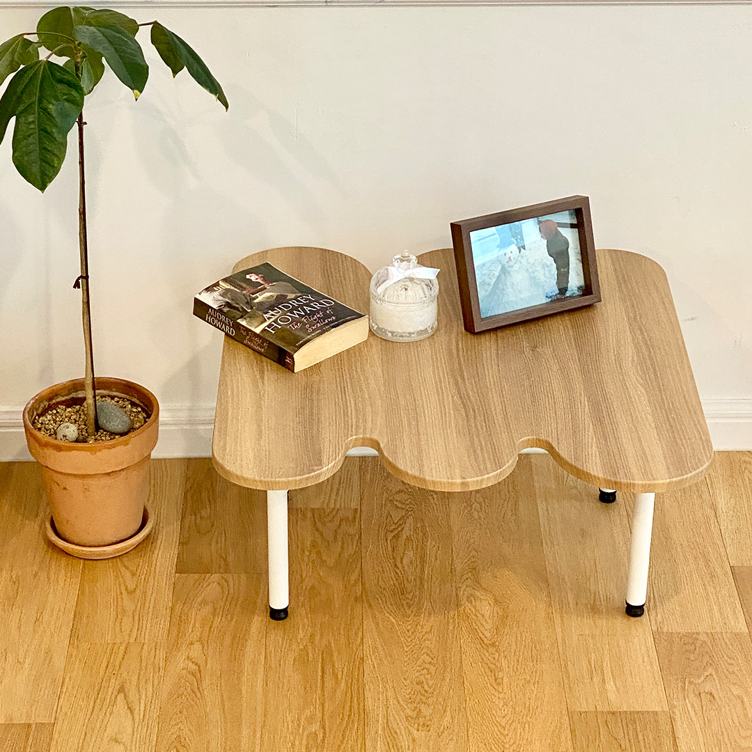 윈썸 글로리 웨이브 침실 거실 식탁 쇼파 옆 낮은 미니 좌식 테이블 600