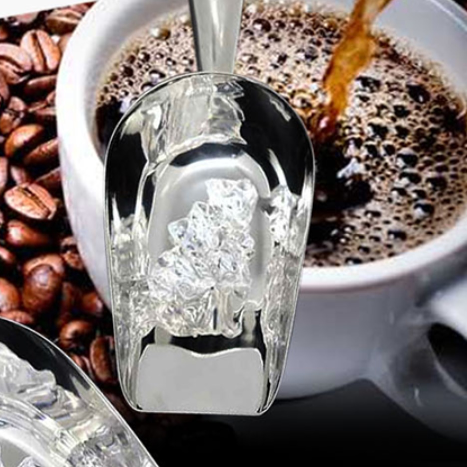 사각 스텐 얼음스쿱 스테인레스 카페 스쿱 어름 주걱 소