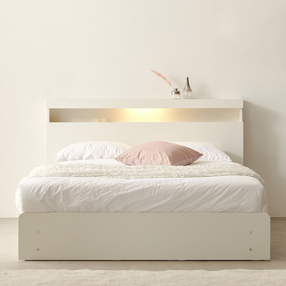 스칸디무드 커스트 LED 수납침대 프레임 SS 이미지 7