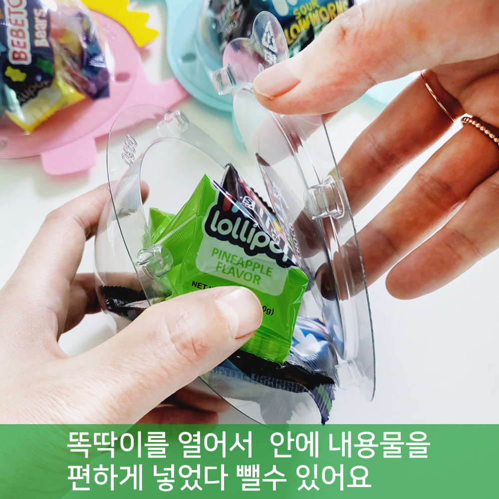 공룡(핑크 블루) 어린이집 유치원 입학식 어린이날 사탕목걸이 DIY 키트 세트 판촉 행사 - 상세 이미지 4