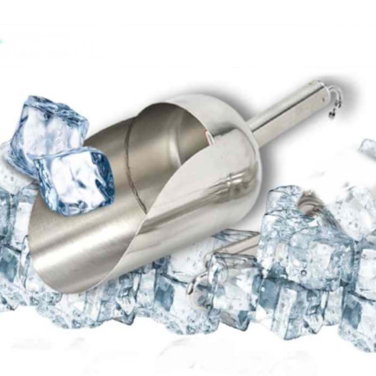 스텐 얼음스쿱 원형스텐스쿱 스테인레스 카페 주걱 소