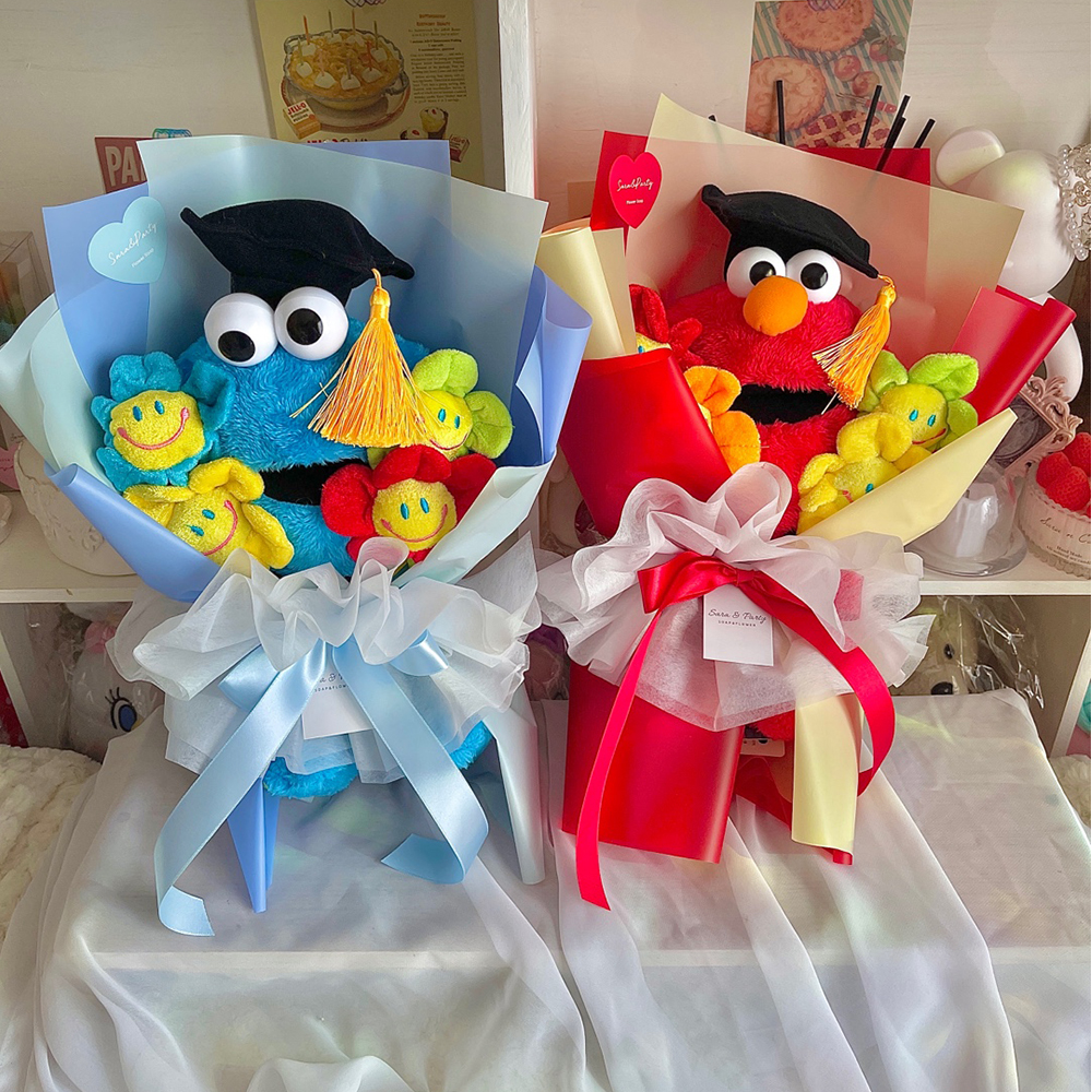세서미 학사모 엘모 인형꽃다발 졸업식 입학식 이미지 7