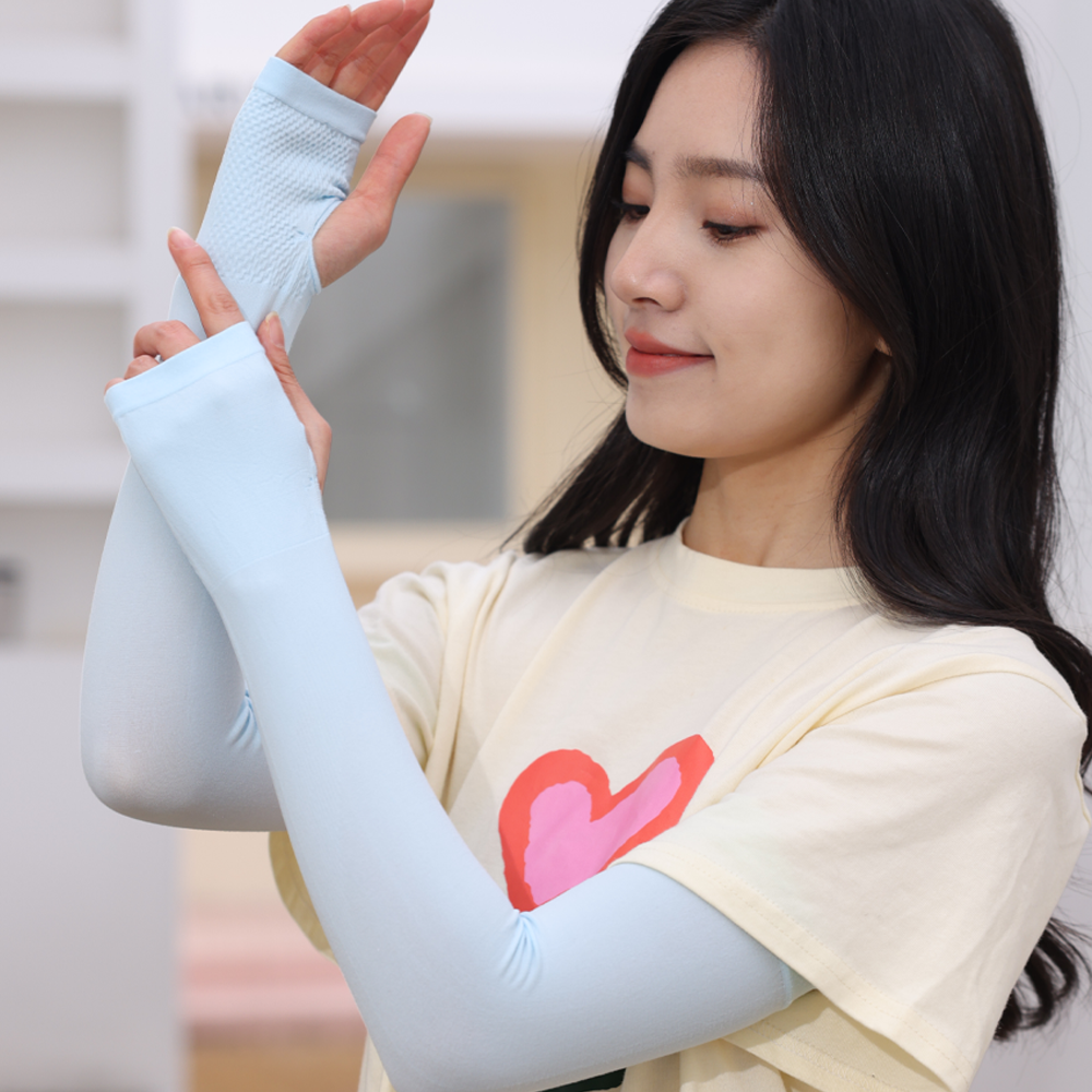 에멜강스 골프 쿨토시 여름 팔토시 남성 여성 자외선차단 자전거 등산 운전 - 상세 이미지 2
