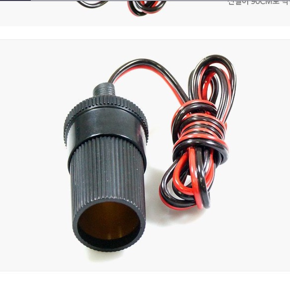 dc 12V 시거잭 연장선 커넥터 매립형 시가잭 소켓 전원 - 상세 이미지 3
