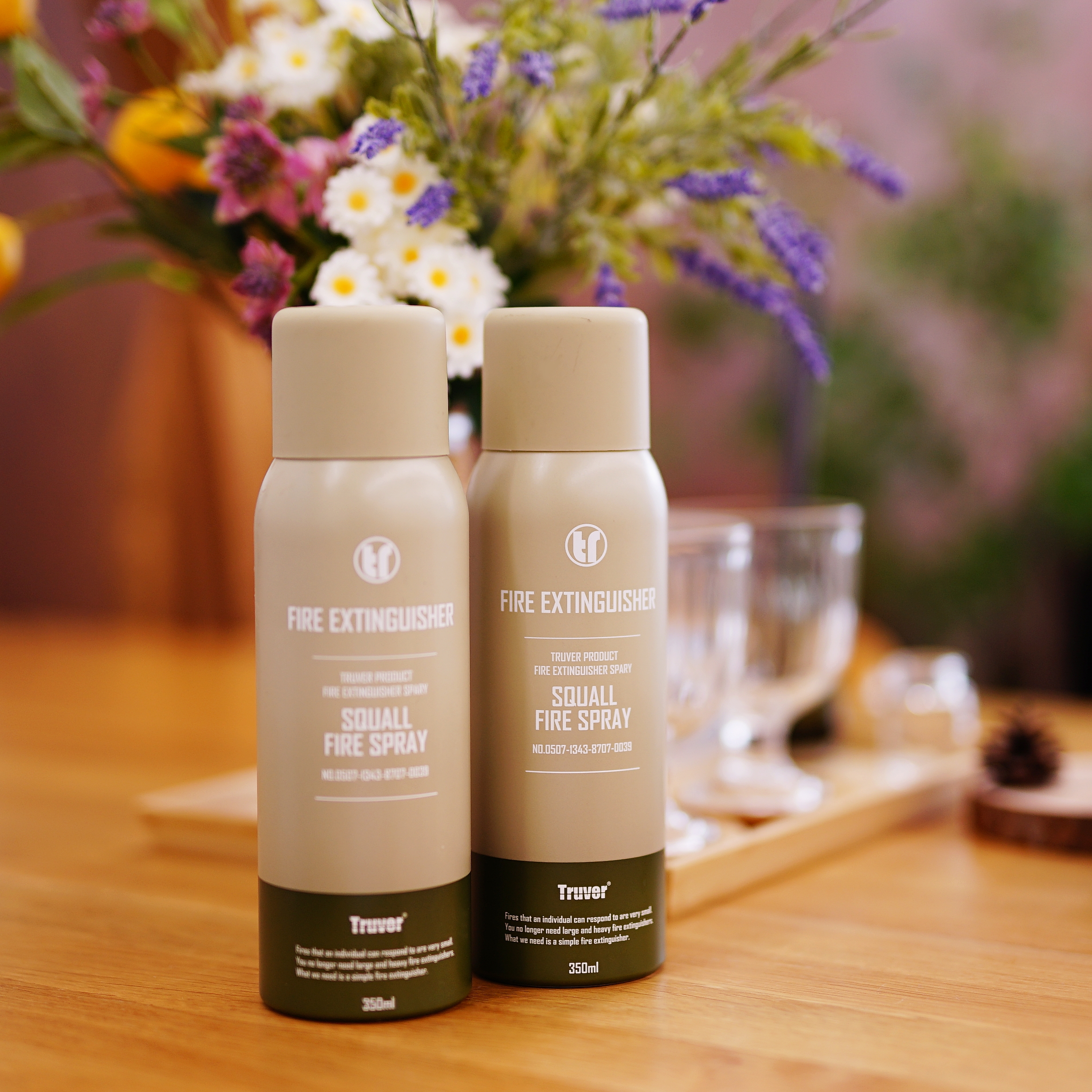 트루버 강화액 K급 소화기 캠핑 차량용 가정용 주방 액상 스프레이소화기 휴대용