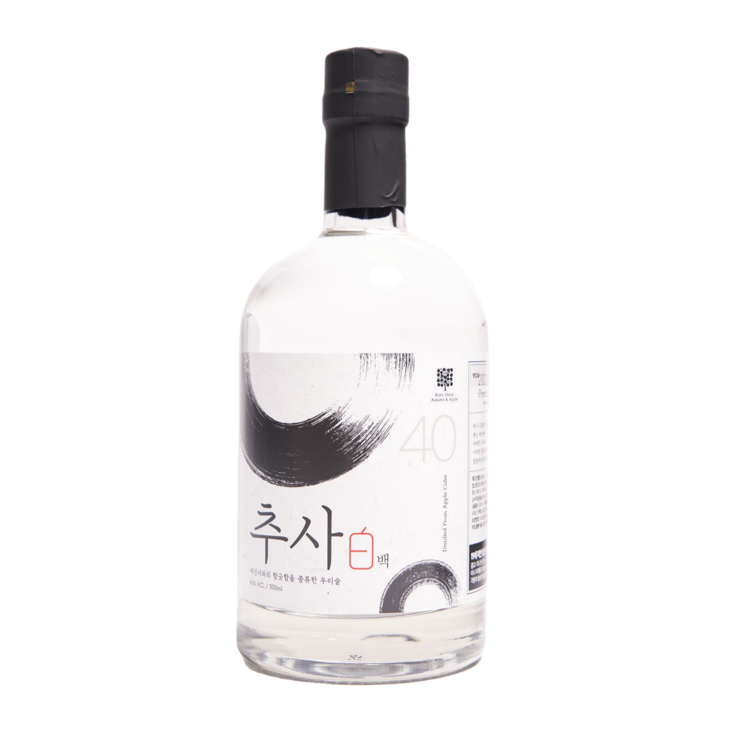 추사백 40도 500ml 사과 소주 증류주 예산사과와인 (쇼핑백 포함) - 상세 이미지 2