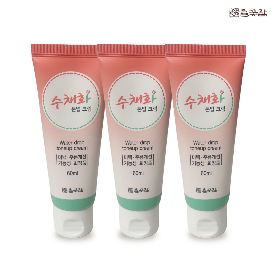 들꽃잠 톤업크림 수채화 60ml, 3개 - 상품 이미지