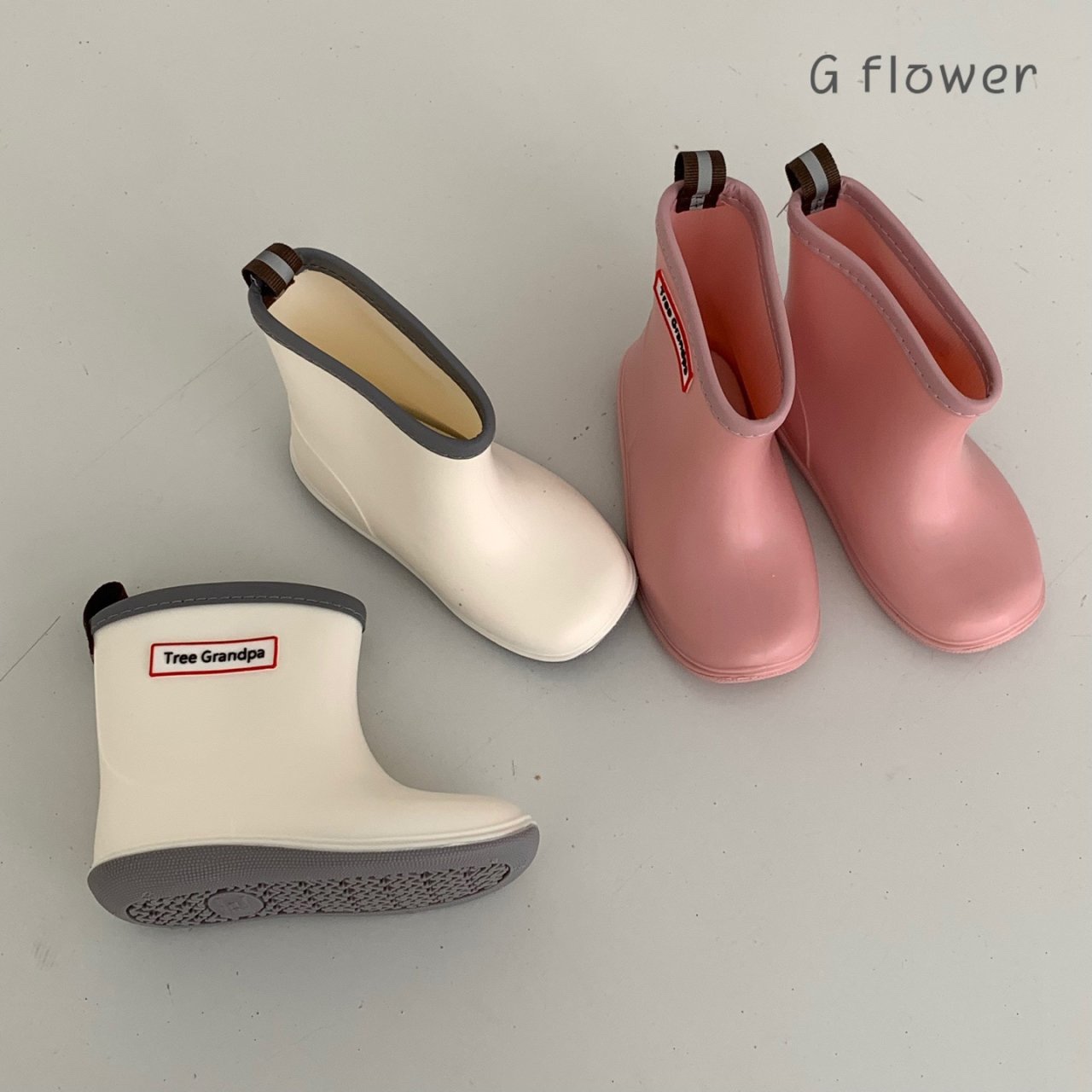 솜사탕 장화 (140-180) 아기 키즈 레인부츠