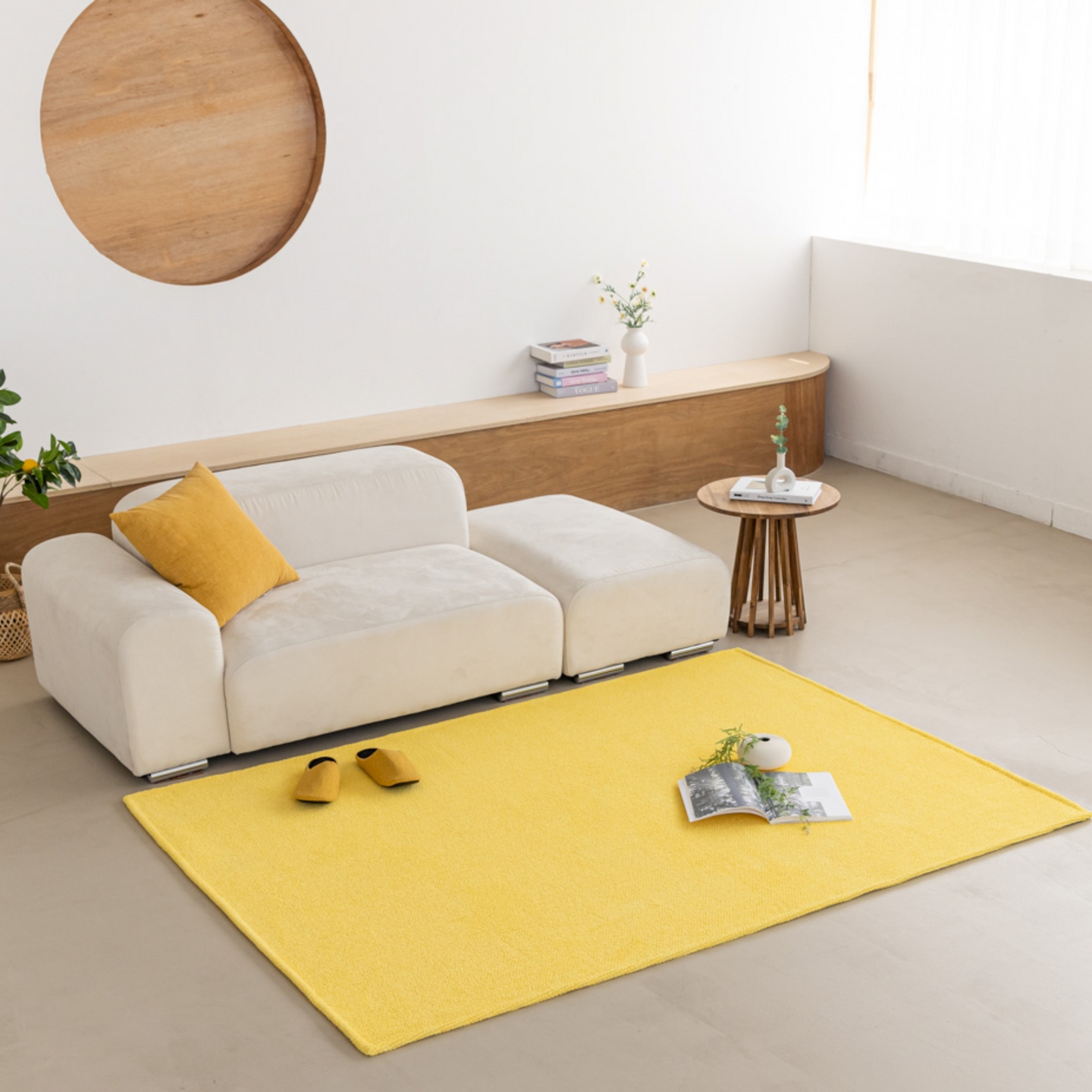 [포그니] 러그 워셔블 거실러그 사계절 단모 거실카페트 150x200