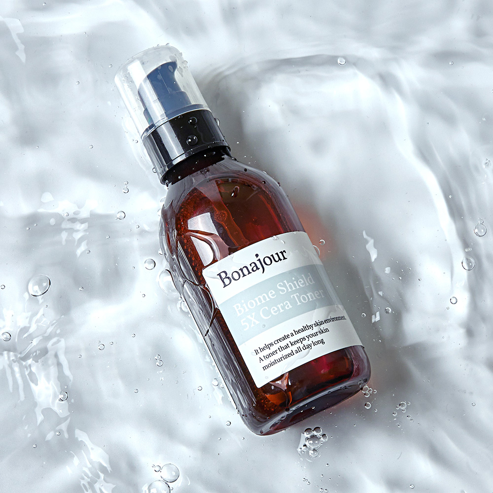 보나쥬르 바이옴 쉴드 5X 세라 토너 / 수분보습케어 중건성 세라마이드 스킨 150ml - 상품 이미지
