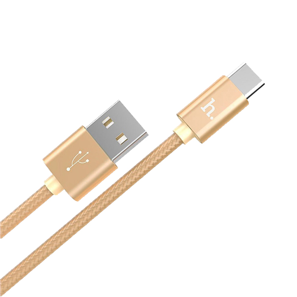 호코 X2 메탈팁 꼬임방지 3A USB C타입 고속충전 케이블 - 상품 이미지