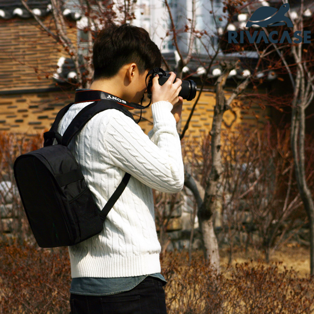 리바케이스 소형 DSLR 카메라 백팩 RIVACASE 7460 이미지 6
