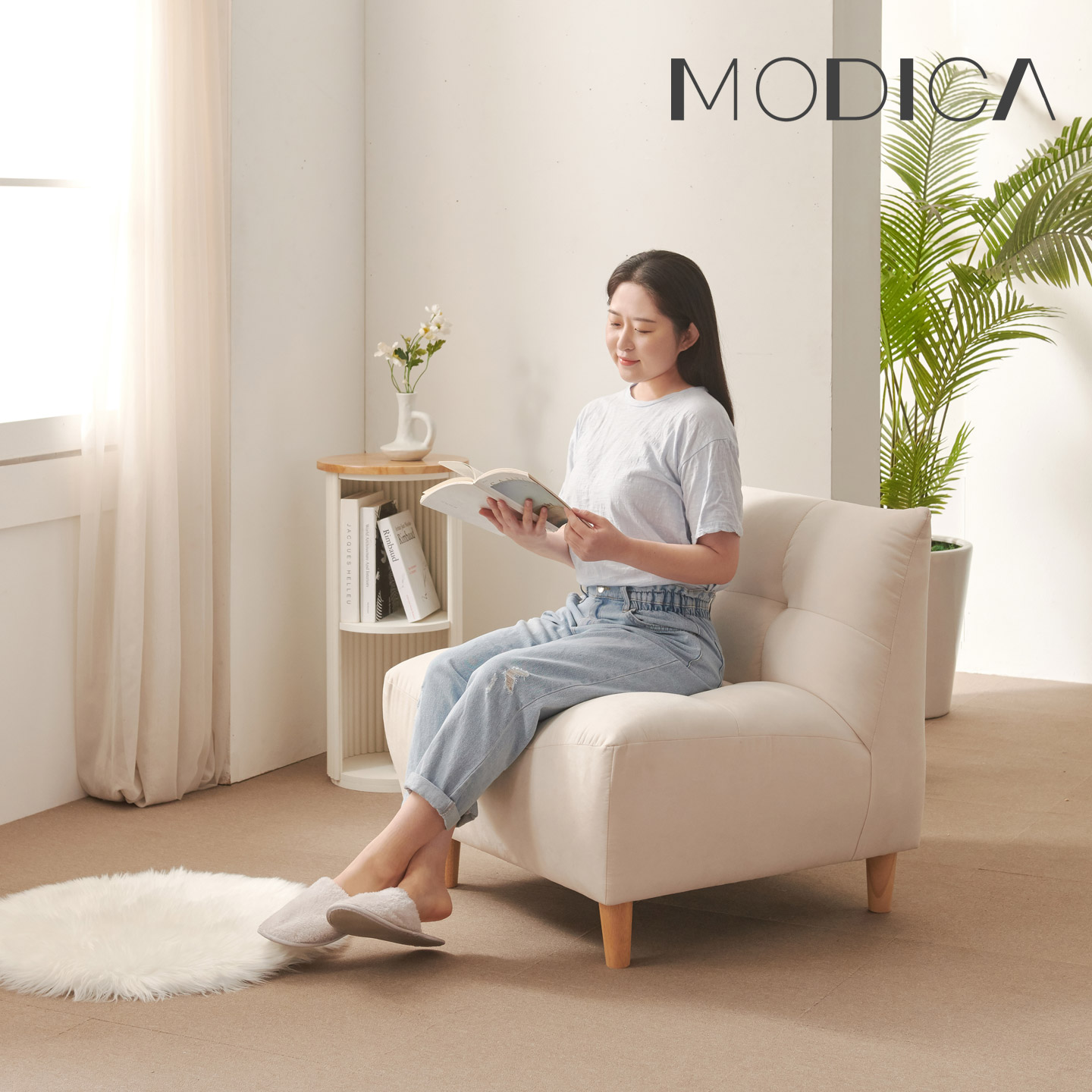 모디카 델피 아쿠아텍스 1인 소파 이미지 6