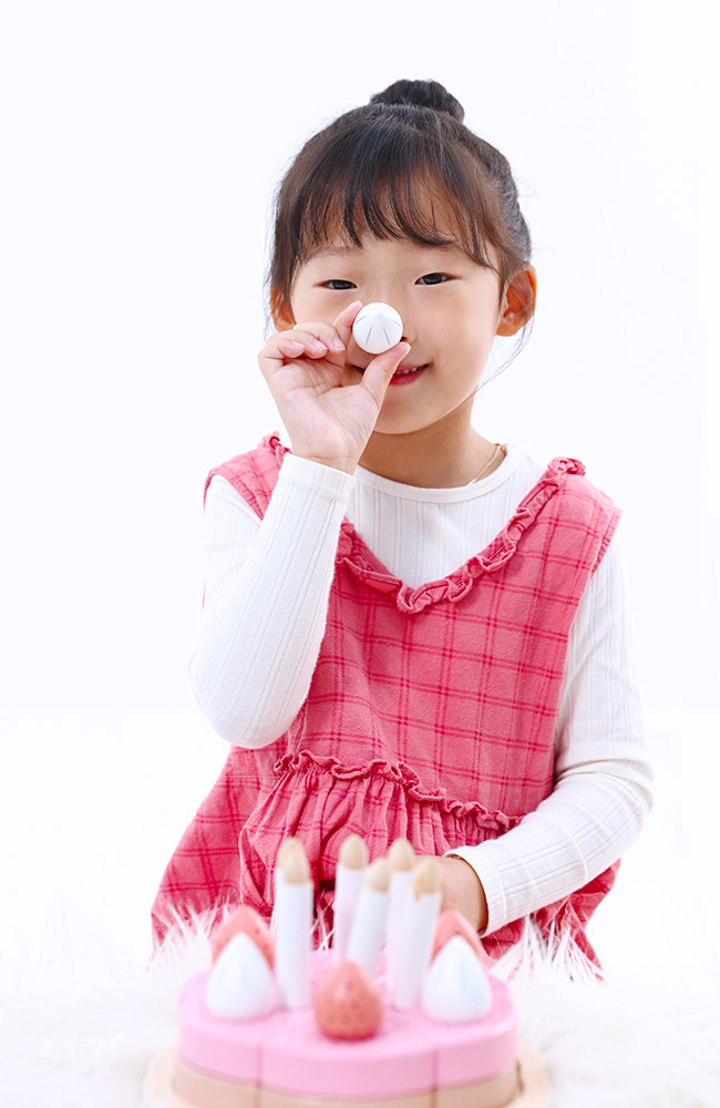 캐스비 빅토리아딸기케이크 원목케이크 유아 어린이 소꿉 역할놀이 - 상세 이미지 5