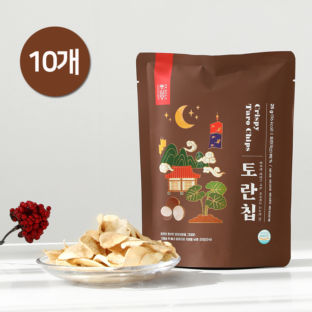 풍심당 더 맛있는 토란칩 (25gx10개) - 메인 이미지