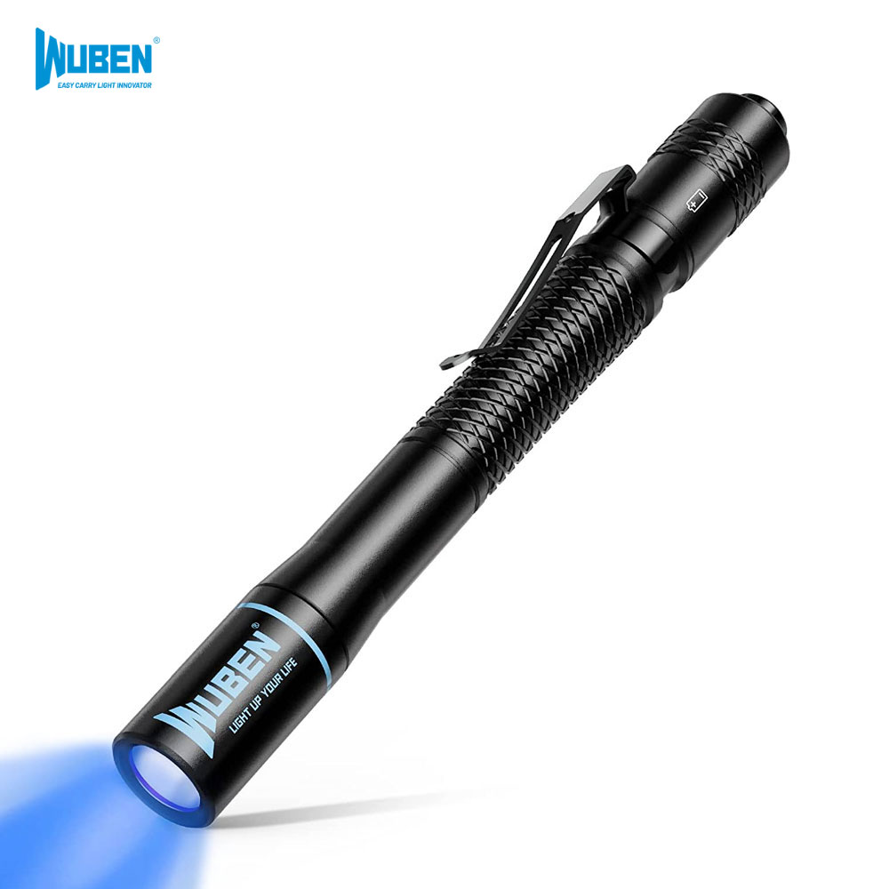 우벤 E19 UV라이트 자외선랜턴 365nm UV램프 손전등 펜라이트 레진 젤네일 경화