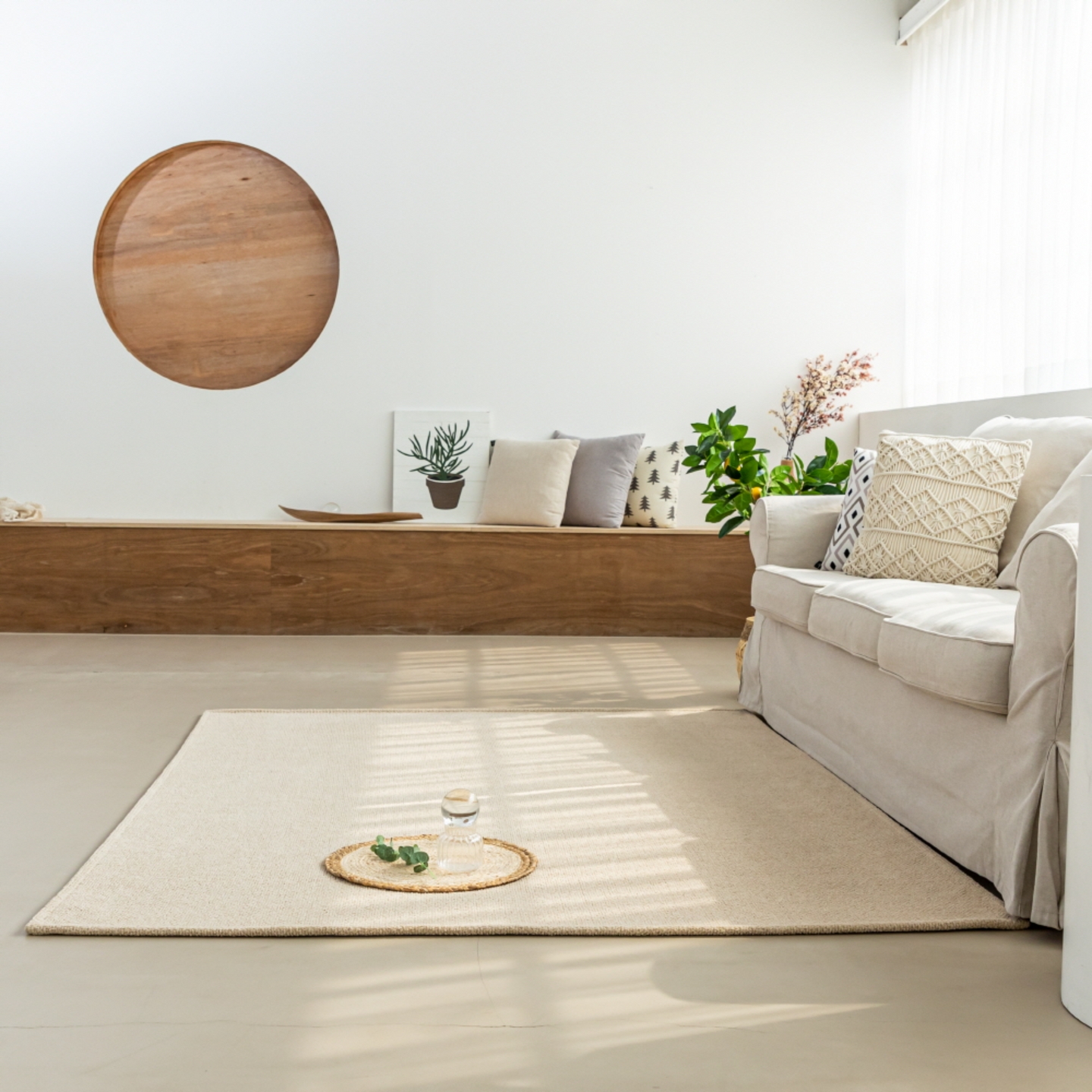 [포그니] 러그 워셔블 거실러그 사계절 단모 거실카페트 150x200