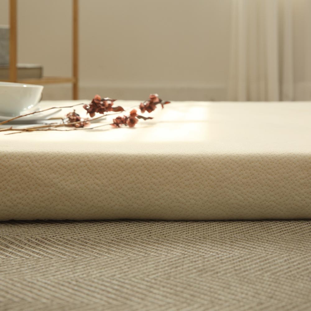 누보레 오가닉 토퍼 접이식 캠핑 차박 침대 매트리스 아이보리 SS