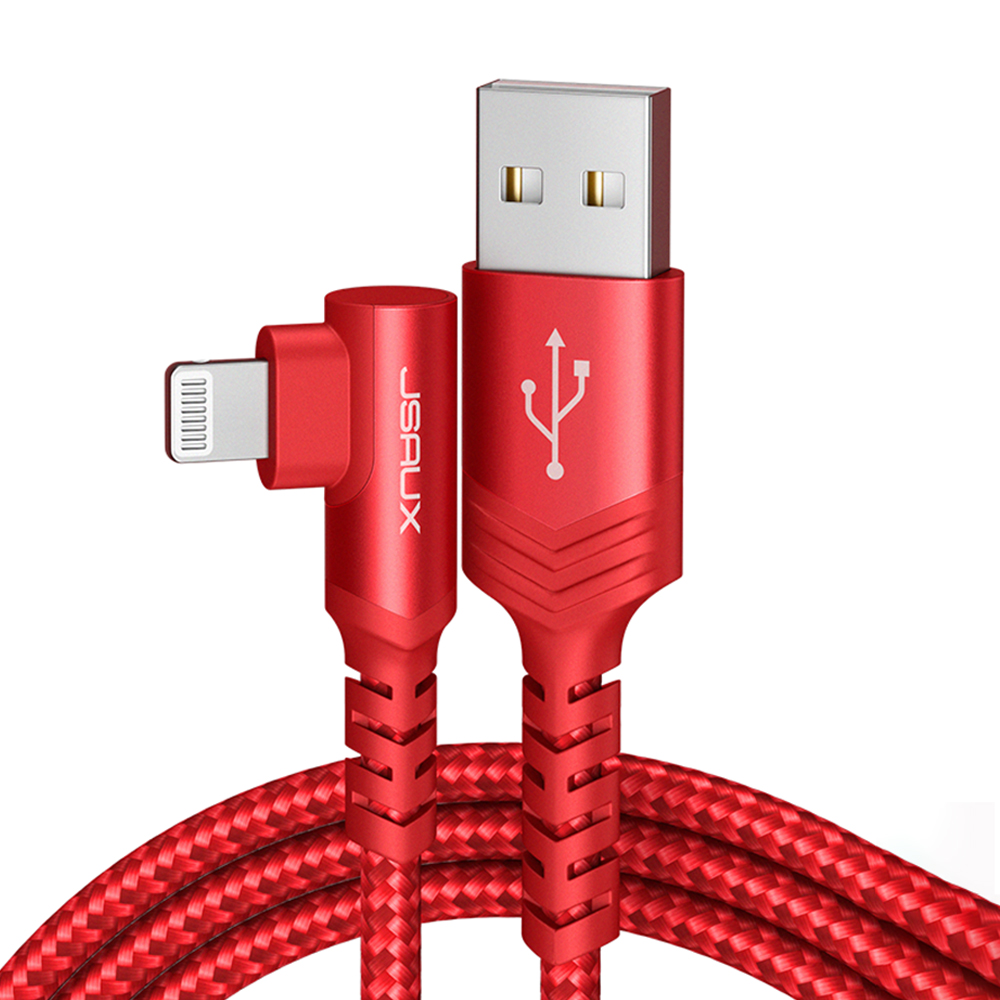 아이폰 고속충전 케이블 MFi ㄱ자 USB to 라이트닝 8핀 1.2m JSAUX