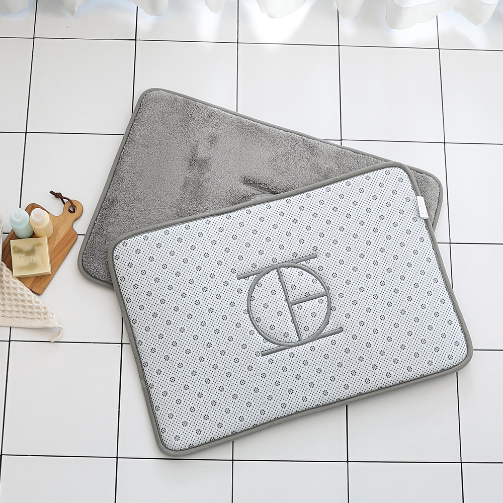 쿨풋 프리미엄 메모리폼 발매트 주방 욕실 화장실 발닦개