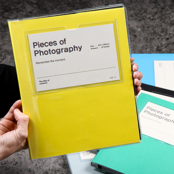 초음파앨범 사진 앨범 접착식 옐로우 포토인생 네컷 셀프포토북 제작 사진첩 아기