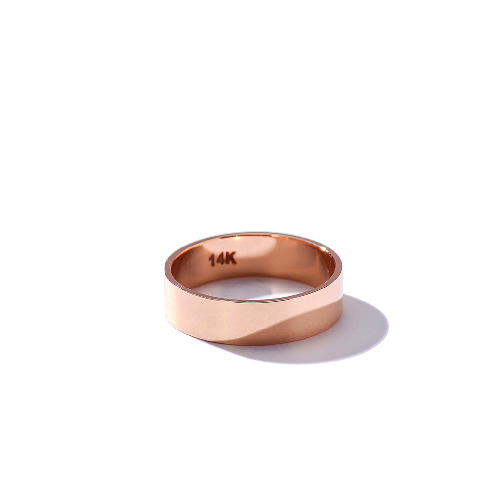 커플반지 14케이 18K 여자 남자 검지 중지 약지 커플 우정 금 반지 커플링 이미지 6