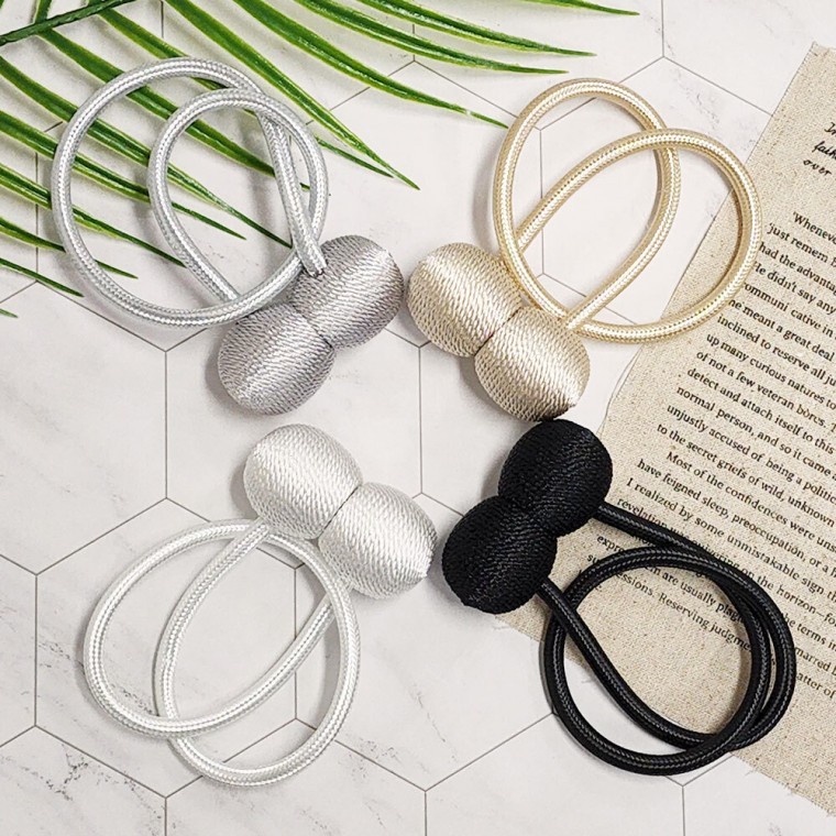 컬러 마그네틱 커튼 타이 원형 커튼끈 마그네틱커튼타이