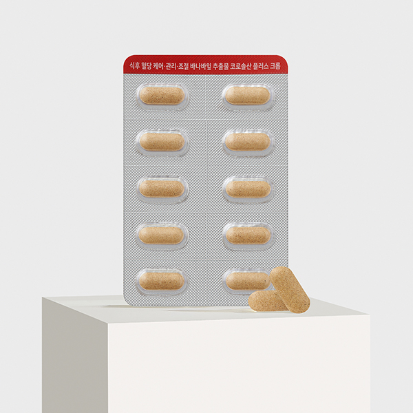 동화약품 식후 혈당 케어 관리 조절 바나바잎 추출물 코로솔산 플러스 크롬 60정, 2개 이미지 3