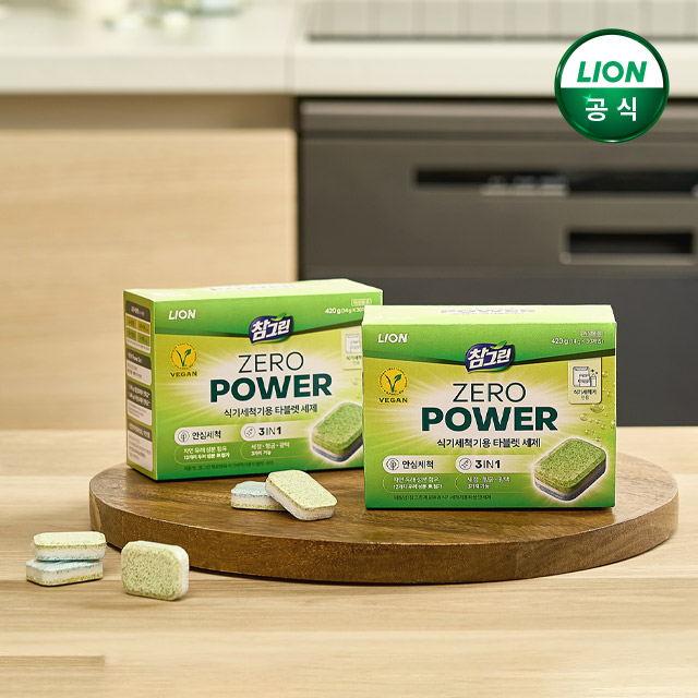 참그린 식기세척기 타블렛 세제 30개입 x 2개/ 제로파워