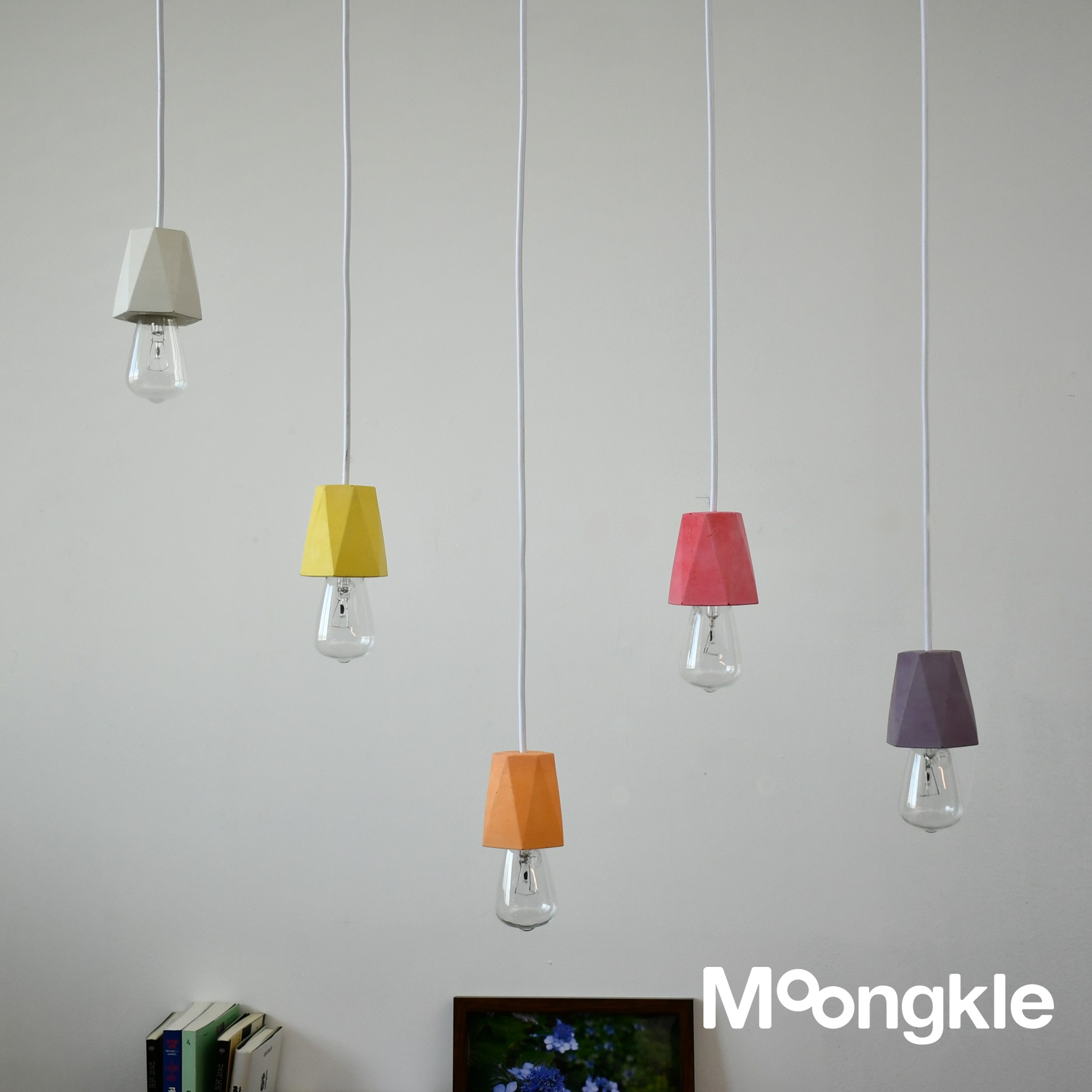 뭉클조명 딤플 LED 레일 펜던트 카페 조명 식탁등