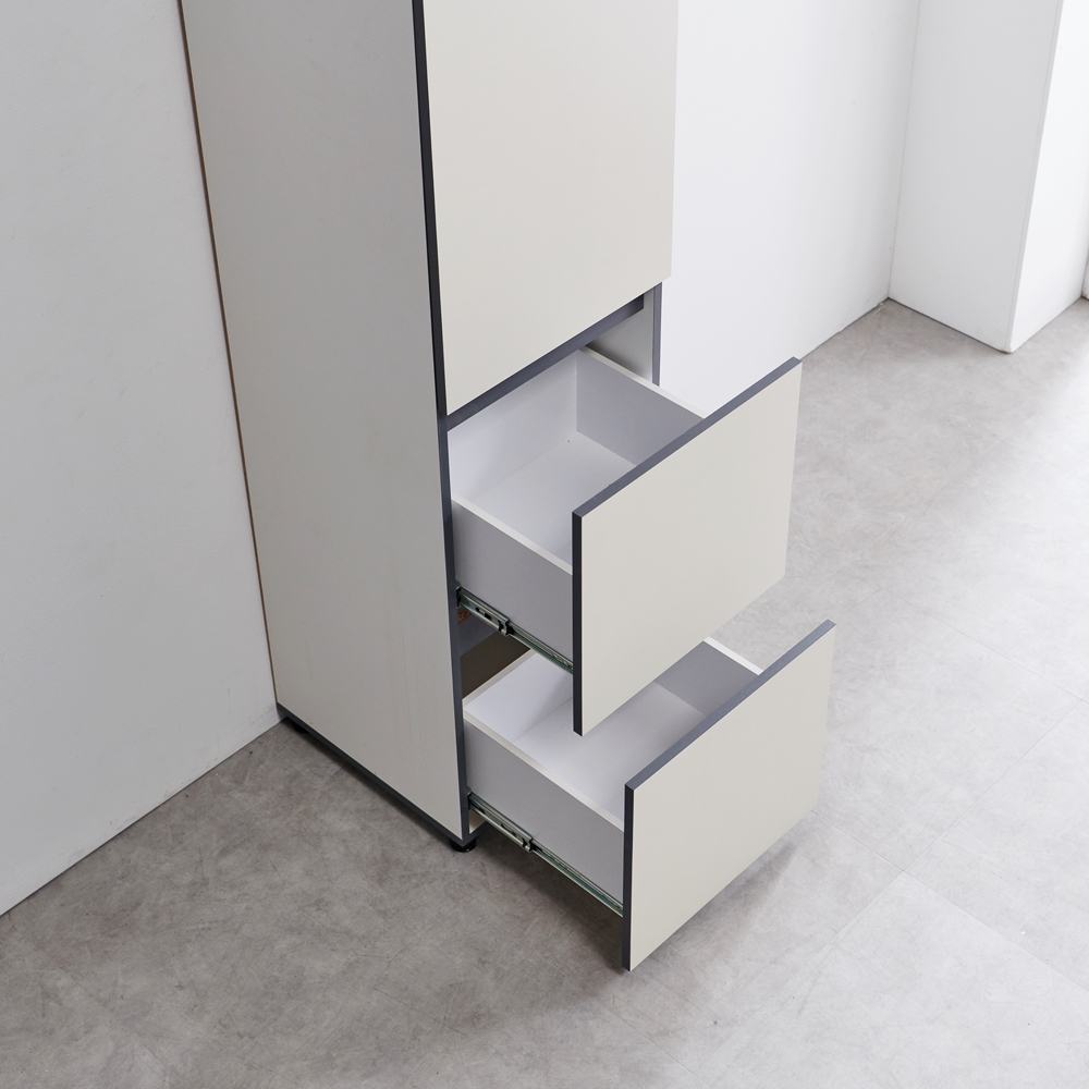 아인츠 틈새장 냉장고장 비스포크 틈새수납장 키큰 투도어 300