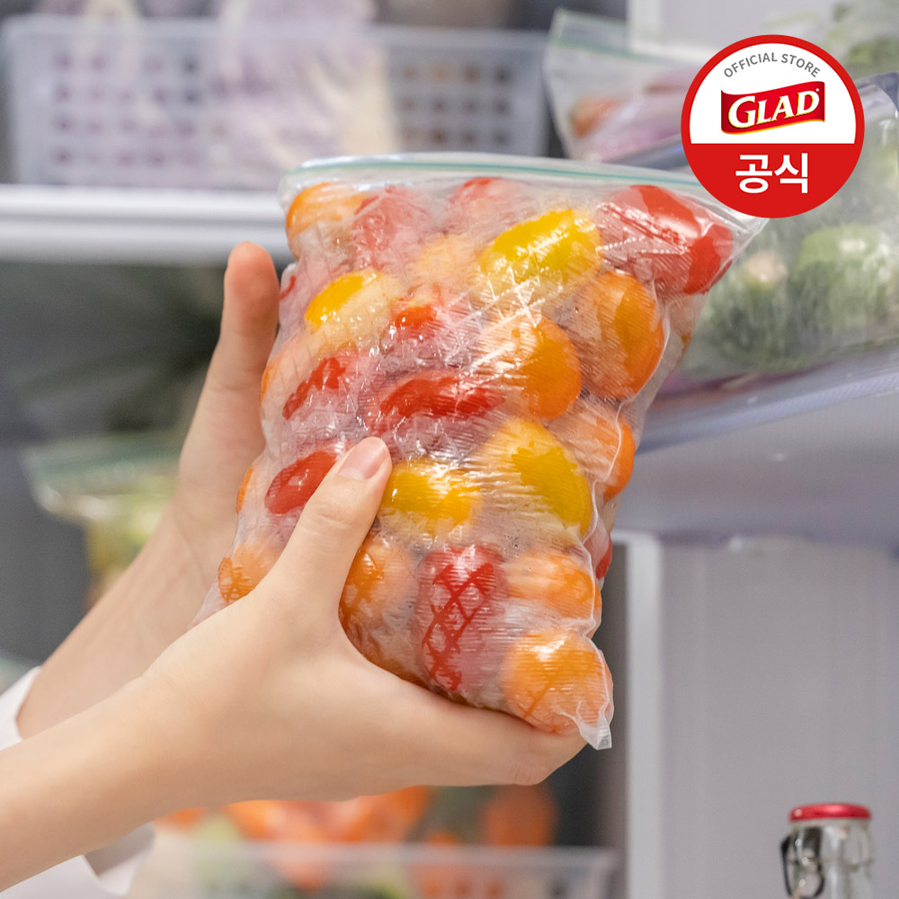 글래드 늘어나는 매직백 샌드위치 지퍼백 비닐팩 S(소형), 100매, 3개 이미지 7