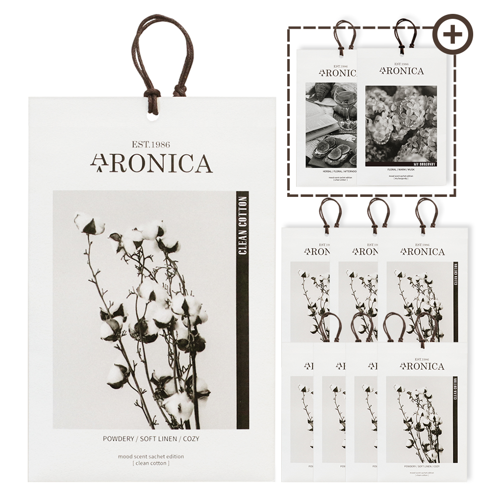 아로니카 무드센트 샤쉐 8P+2P(샤쉐10P,쇼핑백1개)