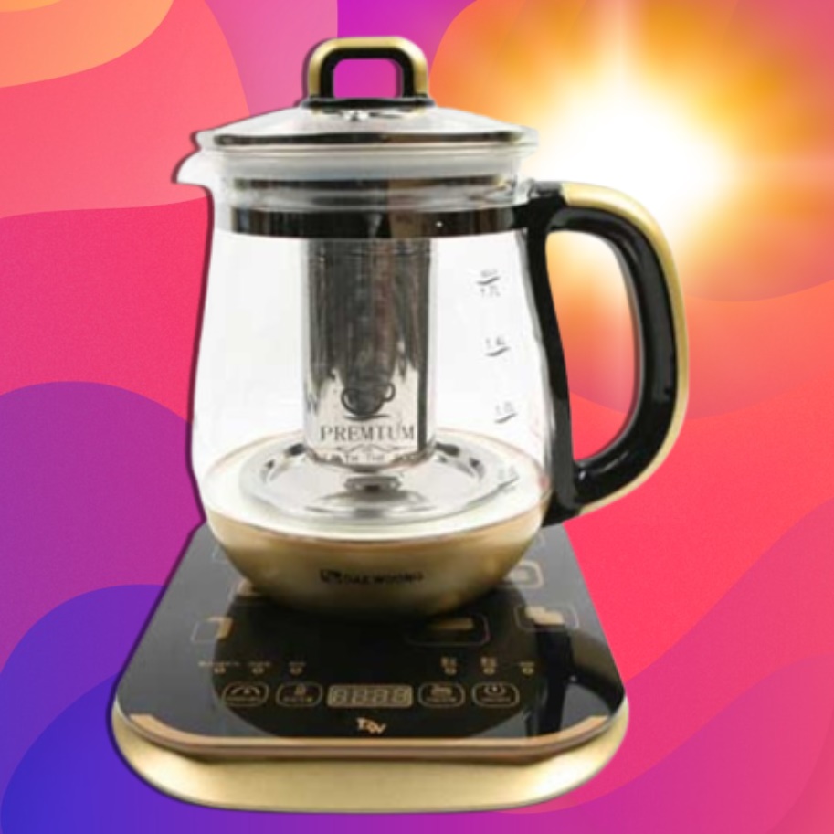 전기 유리 약탕기 전기 티 팟 내열 통유리 분유 포트