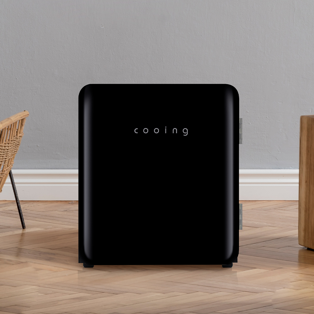 쿠잉 레트로 미니화장품냉장고 약냉장고 초소형 무소음 예쁜 - 상세 이미지 5