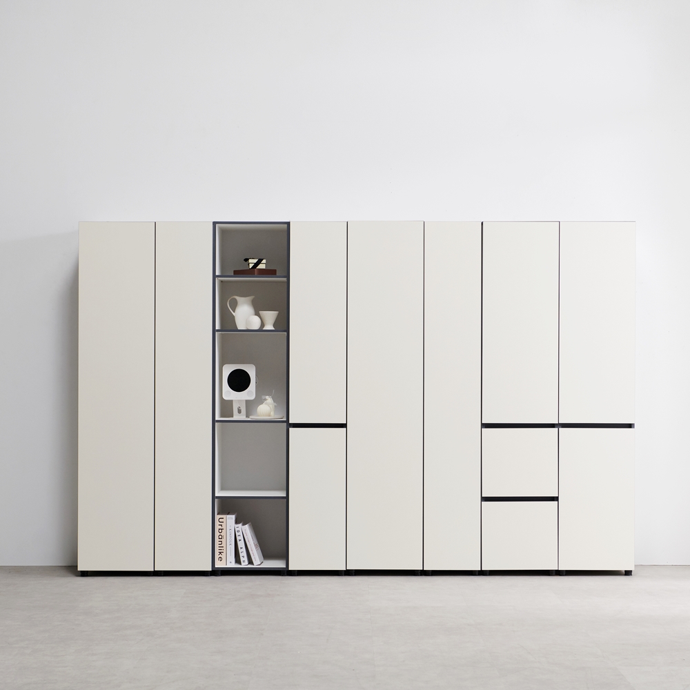 아인츠 틈새장 냉장고장 비스포크 틈새수납장 키큰 투도어 300