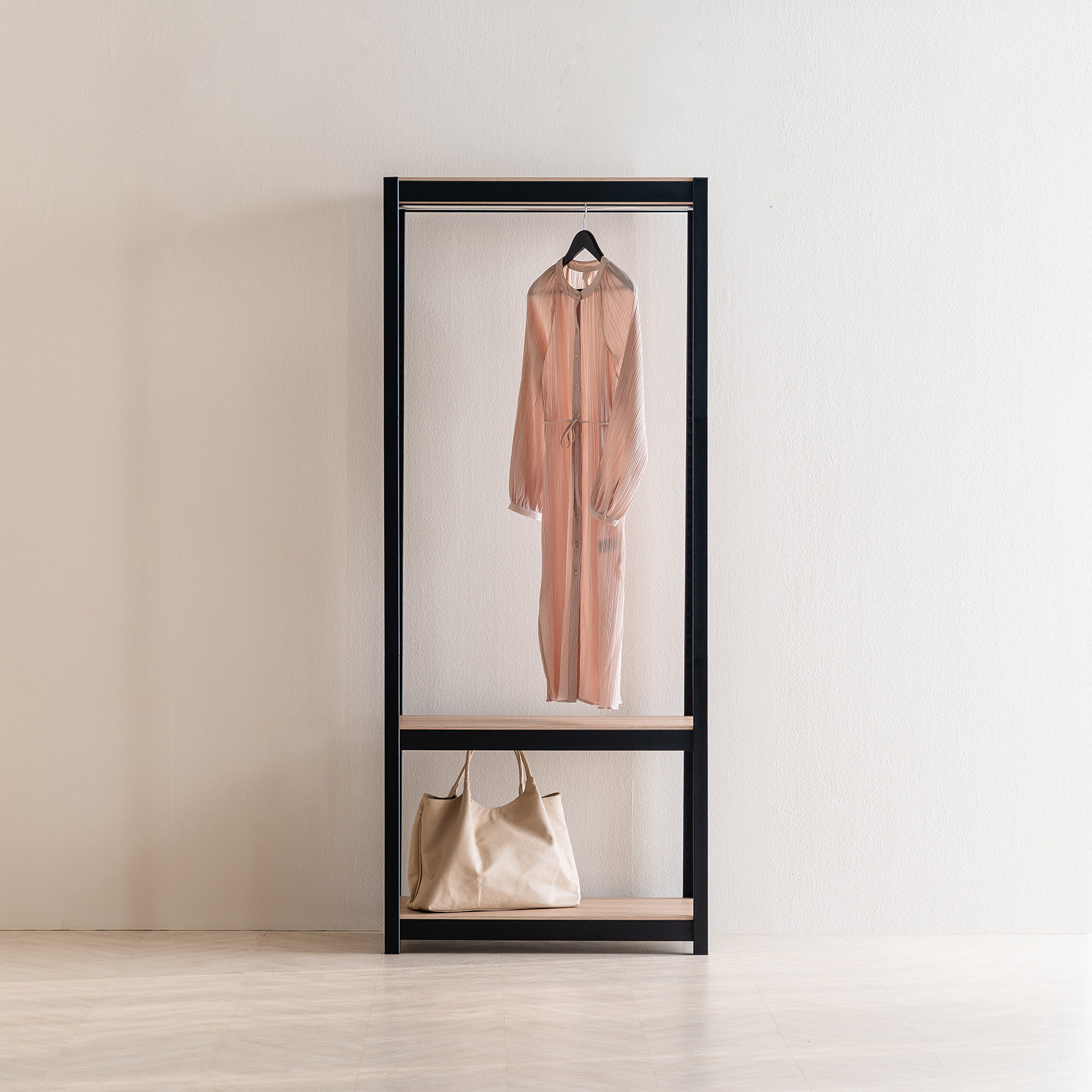 스피드랙 시스템행거 스탠드 옷걸이 드레스룸 홈던트하우스 400x400x900 2단 1행거